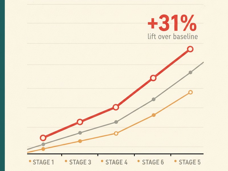 Generated chart data visualization example using the Intent Pop palette